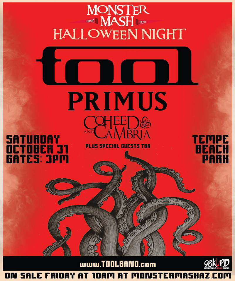 Tool actuarán en Halloween en un festival en Arizona portALTERNATIVO