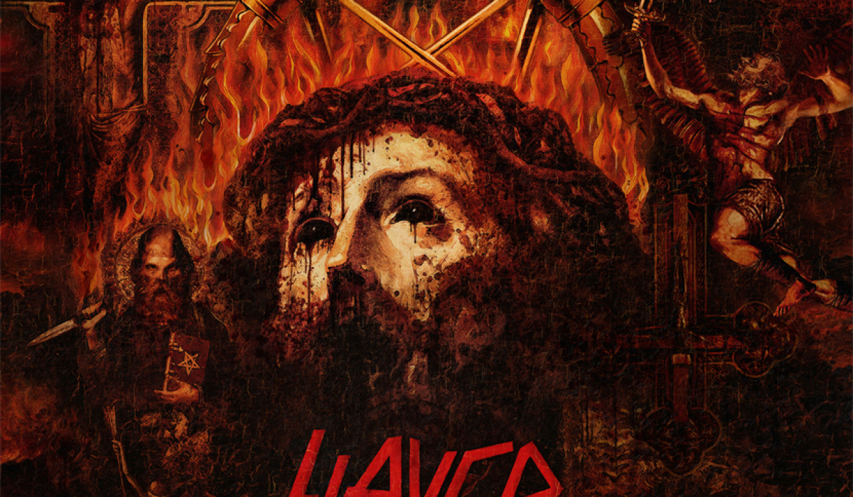 World painting blood. Обложка Slayer - Repentless (2015). Slayer Relentless. Группа Slayer обложки.